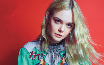 Картинка девушки elle+fanning блондинка лицо