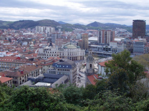 Картинка bilbao spain города панорамы