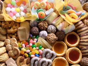 Картинка еда разное сладости