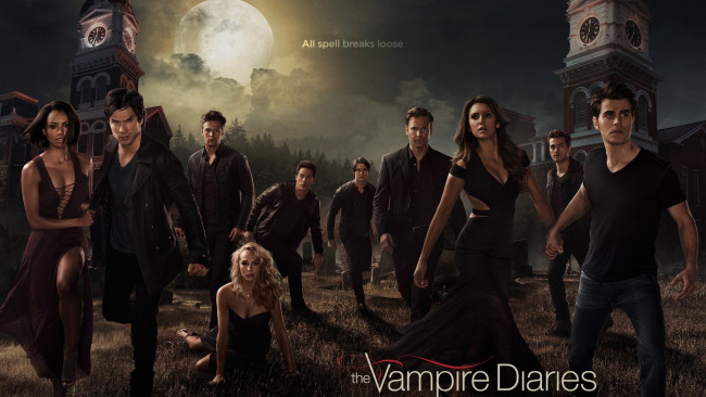 Обои картинки фото the vampire diaries, кино фильмы, дневники, вампира