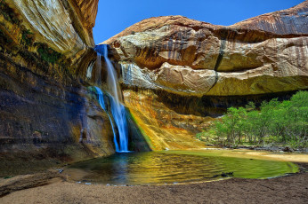 Картинка природа водопады водопад скалы