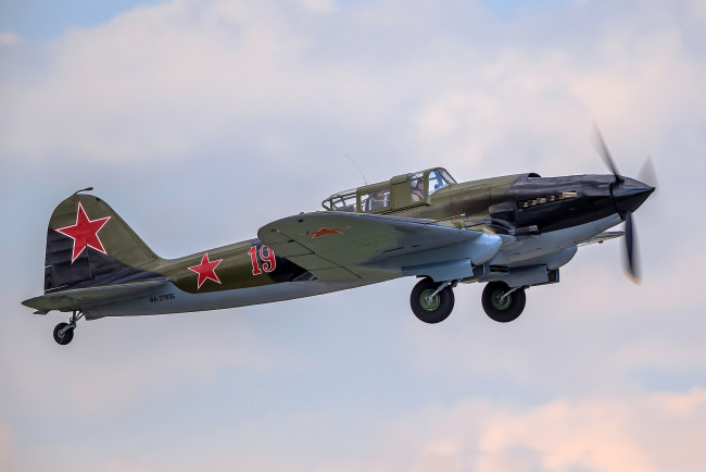 Обои картинки фото il-2, авиация, боевые самолёты, штурмовик