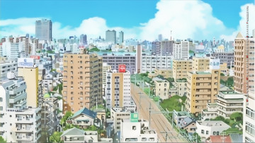 Картинка календари аниме небоскреб облако здание 2019 calendar панорама город