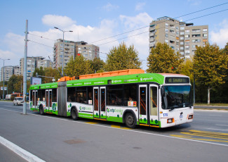 Картинка троллейбус техника троллейбусы город белград