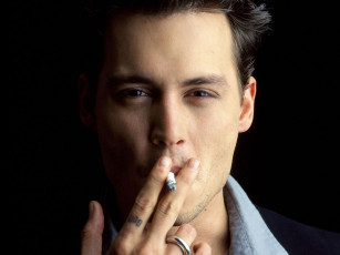 Картинка мужчины johnny depp актер сигарета
