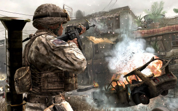 Картинка call of duty modern warfare видео игры 4 игра шутер