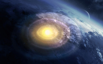 Картинка космос арт круги взрыв вселенная