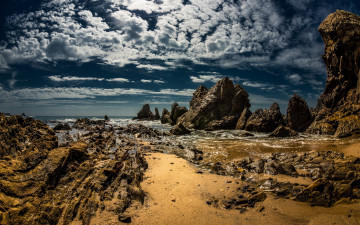 Картинка природа побережье море скалы