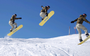 обоя спорт, сноуборд, спуск, снег