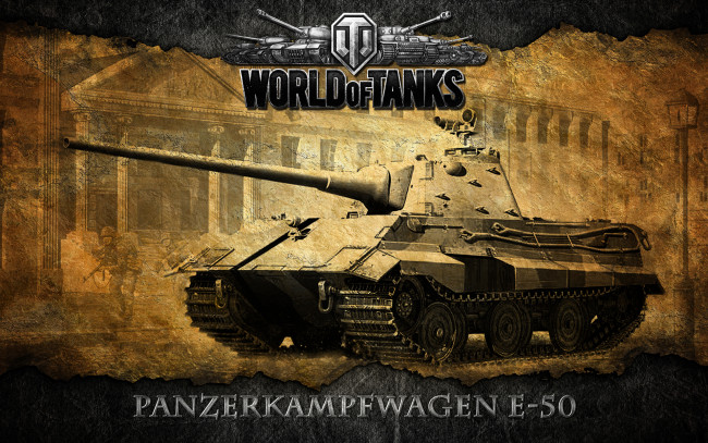 Обои картинки фото 50, видео, игры, мир, танков, world, of, tanks, e-50, немецкий, танк