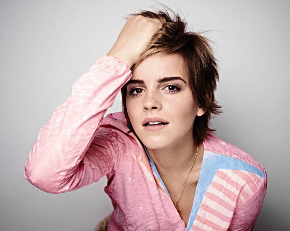 Обои картинки фото Emma Watson, девушки, актриса, волосы