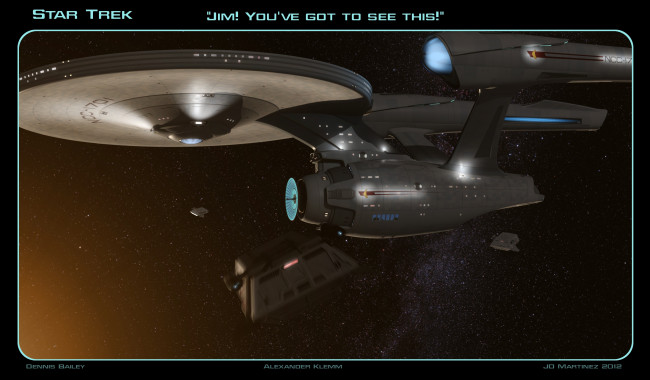 Обои картинки фото видео игры, star trek online, вселенная, полет, космический, корабль, звезды