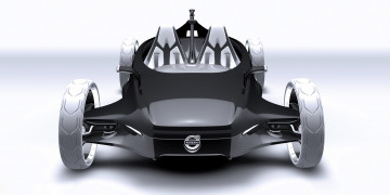 обоя volvo air motion concept 2010, автомобили, 3д, 2010, concept, air, volvo, motion