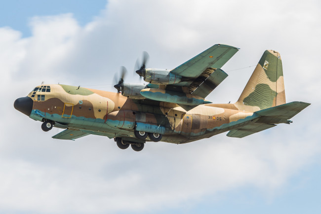Обои картинки фото c-130h hercules, авиация, военно-транспортные самолёты, транспорт