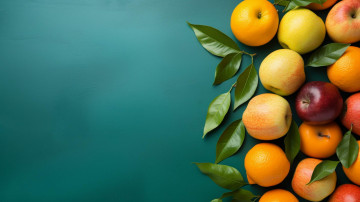 Картинка еда фрукты +ягоды яблоки апельсины