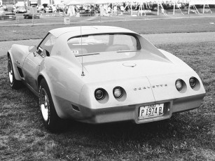 Картинка chevrolet corvette c3 1968 автомобили