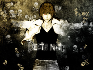 обоя dn132, аниме, death, note