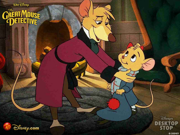 Обои картинки фото мультфильмы, the, great, mouse, detective