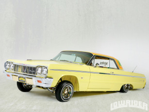 обоя 1964, chevrolet, impala, автомобили, lowrider, chevy