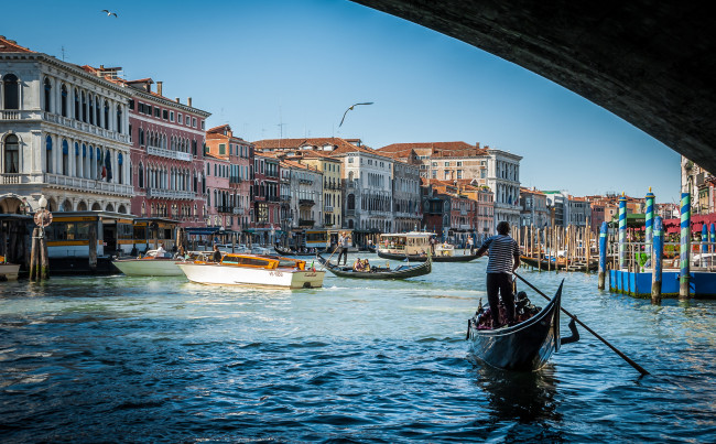 Обои картинки фото grand canal, города, венеция , италия, канал