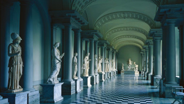 Картинка интерьер дворцы +музеи музей древностей густава третьего колонна швеция стокгольм королевский дворец скульптура