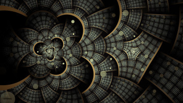 Картинка 3д+графика фракталы+ fractal фон цвет узор