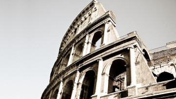Картинка города рим +ватикан+ италия архитектура развалины колизей