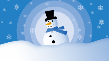 Картинка праздничные векторная+графика+ новый+год снег снеговик