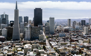 Картинка города сан-франциско+ сша небоскребы панорама