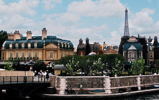 Обои картинки фото города, париж , франция, мост, набережная