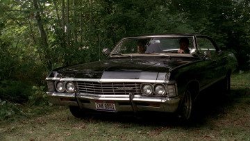 обоя кино фильмы, supernatural, сверхъестественное, chevrolet impala 1967