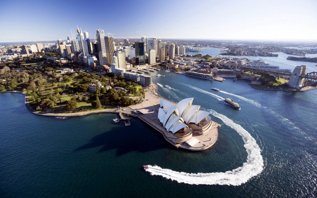 Обои картинки фото города, сидней , австралия, opera, house