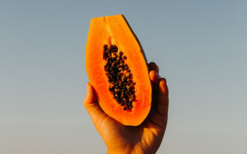 Картинка еда папайя экзотический фрукт