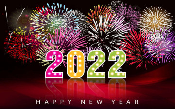 Картинка праздничные -+разное+ новый+год с новым годом обои для рабочего стола фейерверк декоративные огни