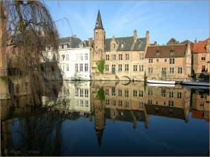 Картинка города брюгге бельгия
