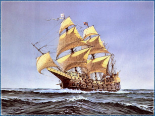 Картинка cornelis de vries корабли рисованные