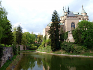 Картинка города дворцы замки крепости замок река