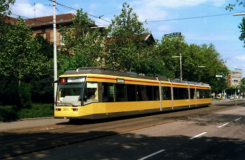 Картинка stra& 223 enbahn техника трамваи город трамвай