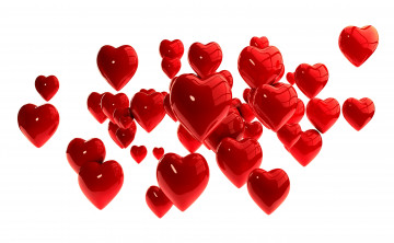 Картинка праздничные день+святого+валентина +сердечки +любовь сердечки red hearts