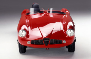 обоя alfa romeo 750 competizione 1955, автомобили, alfa romeo, 750, alfa, romeo, red, 1955, competizione