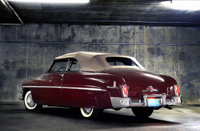 Обои картинки фото mercury convertible 1951, автомобили, mercury, 1951, convertible