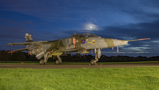 Обои картинки фото jaguar gr1, авиация, боевые самолёты, ввс