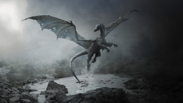 Картинка фэнтези драконы сказочное существо крылья дракон