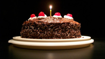 Картинка еда пирожные кексы печенье торт шоколад свечка сладкое