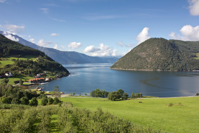 Обои картинки фото sognefjord, норвегия, природа, реки, озера, горы, озеро