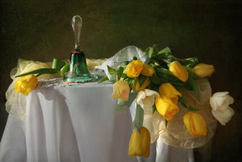 Картинка цветы тюльпаны колокольчик букет