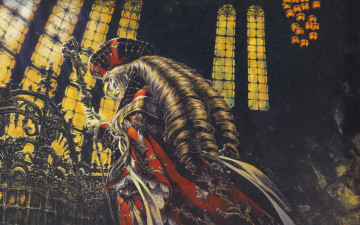 Картинка аниме trinity+blood fabrica theologiae жезл ведьма вампир кровь триединства trinity blood art shibamoto theres крест