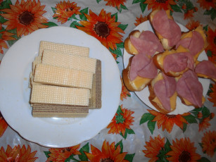 Картинка еда бутерброды +гамбургеры +канапе вафли хлеб колбаса сыр