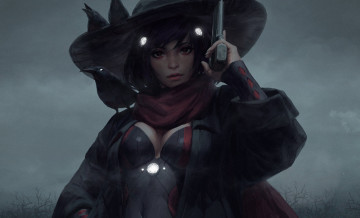 обоя guweiz, фэнтези, _guweiz, девушка