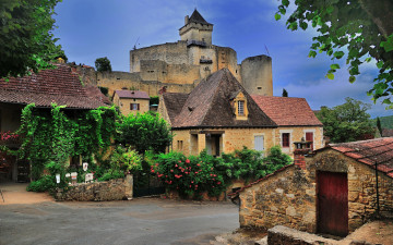 Картинка chateau+castelnau-bretenoux france города замки+франции chateau castelnau-bretenoux
